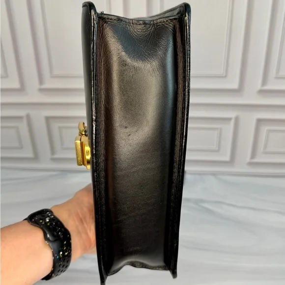 Gucci Black Sylvie Leather Shoulder Bag | Sherry Line | Full Inclusion - Picture 8 of 13